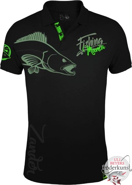 Hotspot Design - Polo-Shirt Fishing Mania Zander 