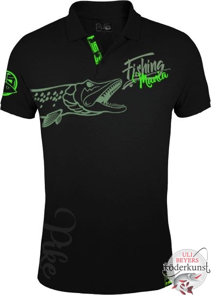 Hotspot Design - Polo-Shirt Fishing Mania Pike 