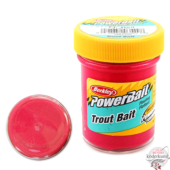 Berkley - Powerbait Biodegradable Trout Bait - Fluo Red