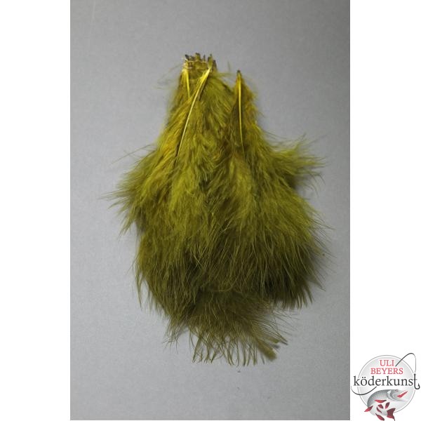 Fly Scene - Marabou 12 loose feathers - Olive - SALE!!!