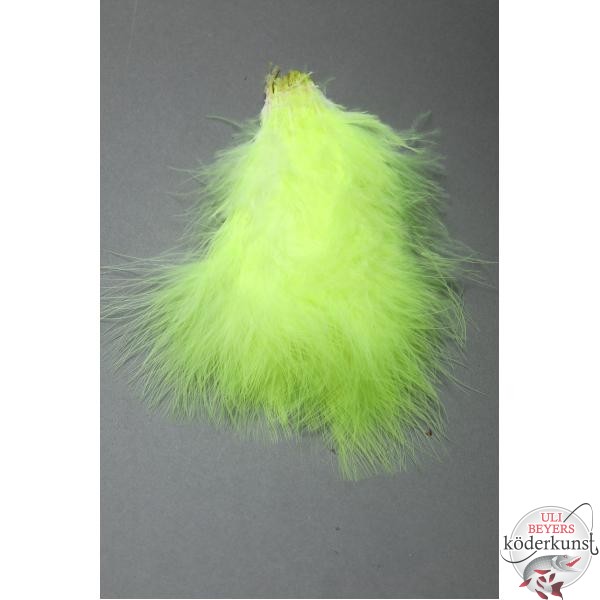 Fly Scene - Marabou 12 loose feathers - Fluo Yellow - SALE!!!