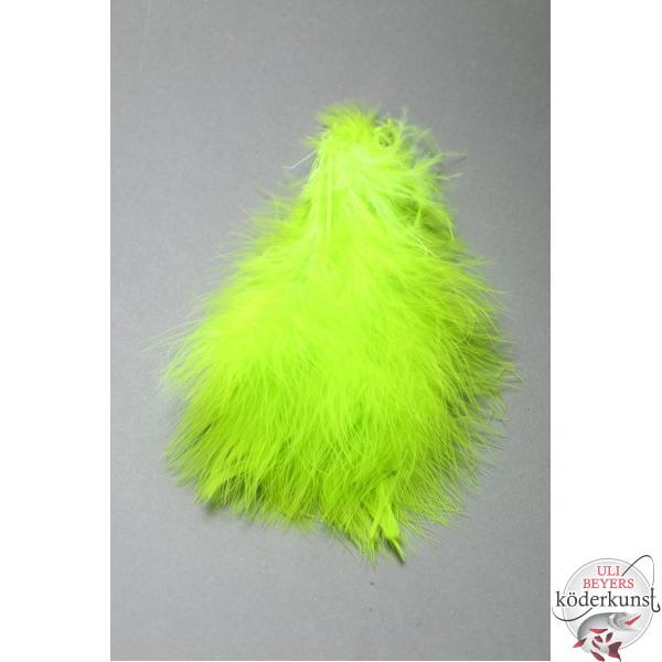 Fly Scene - Marabou 12 loose feathers - Fluo Chartreuse - SALE!!!