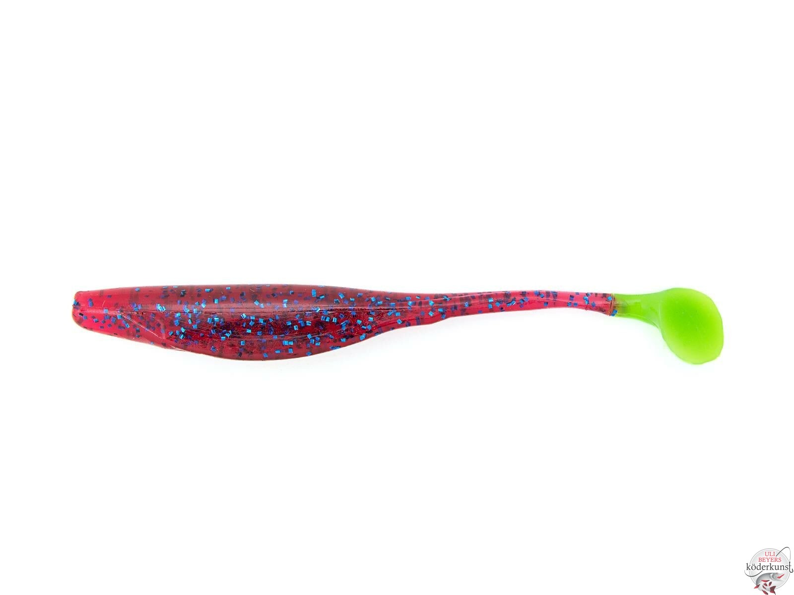 Bass Assassin - 5" Sea Shad - Plum Chartreuse Tail 