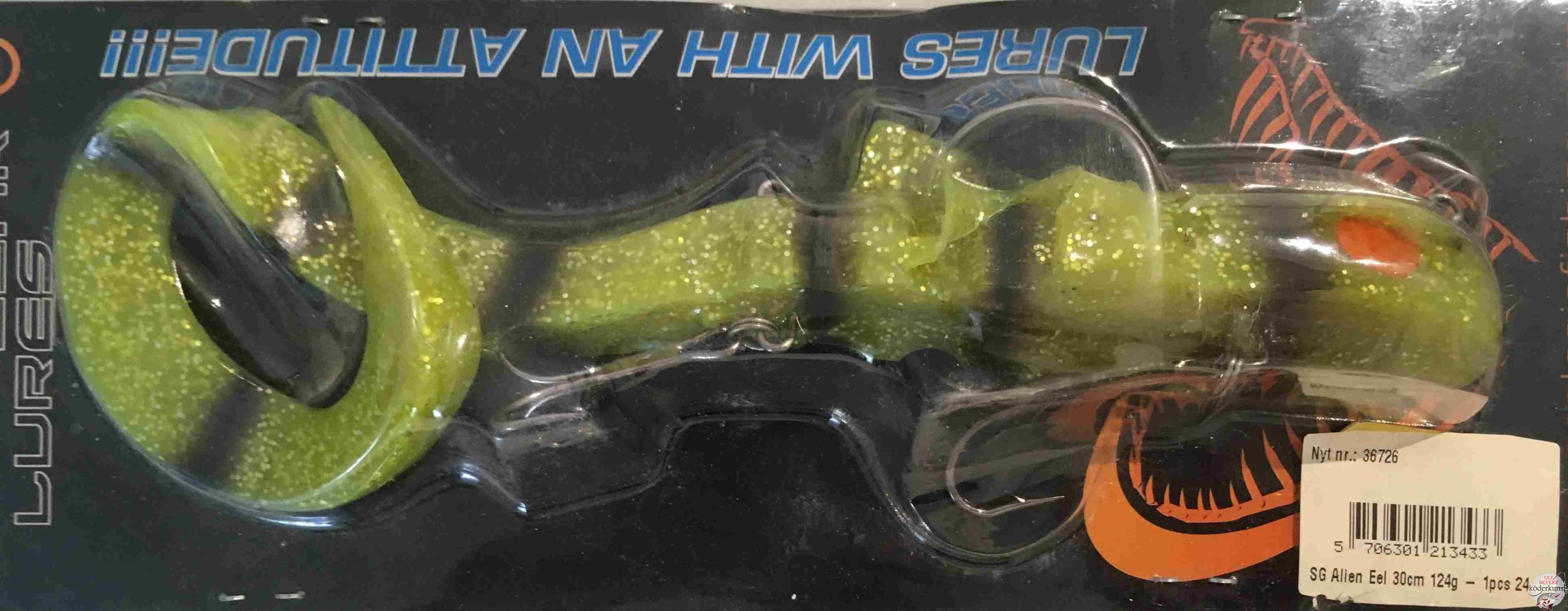 Savage Gear - Alien Eel 30cm - Chartreuse Tiger