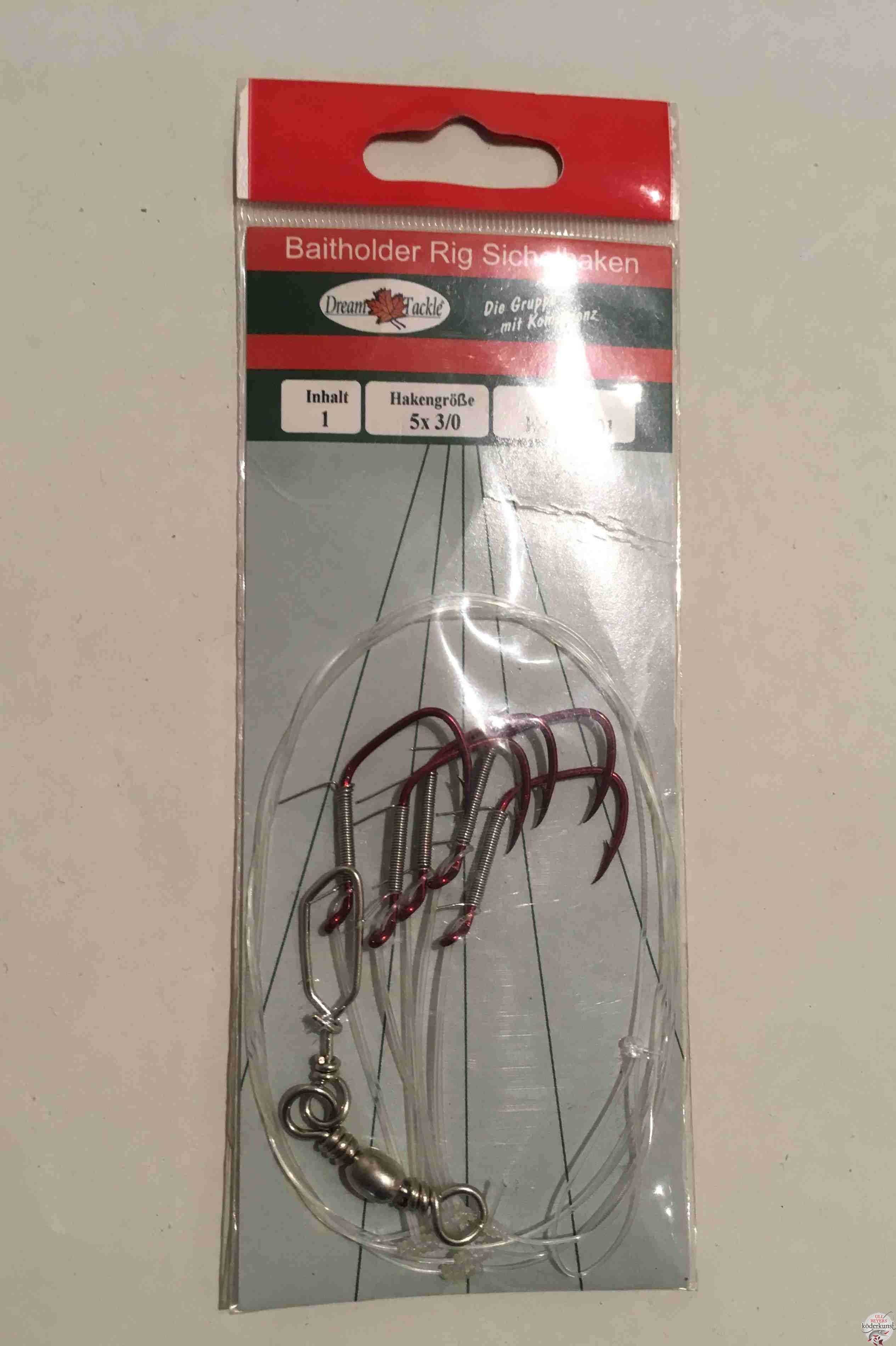 Dream Tackle - Baitholder Rig Sichelhaken 3/0