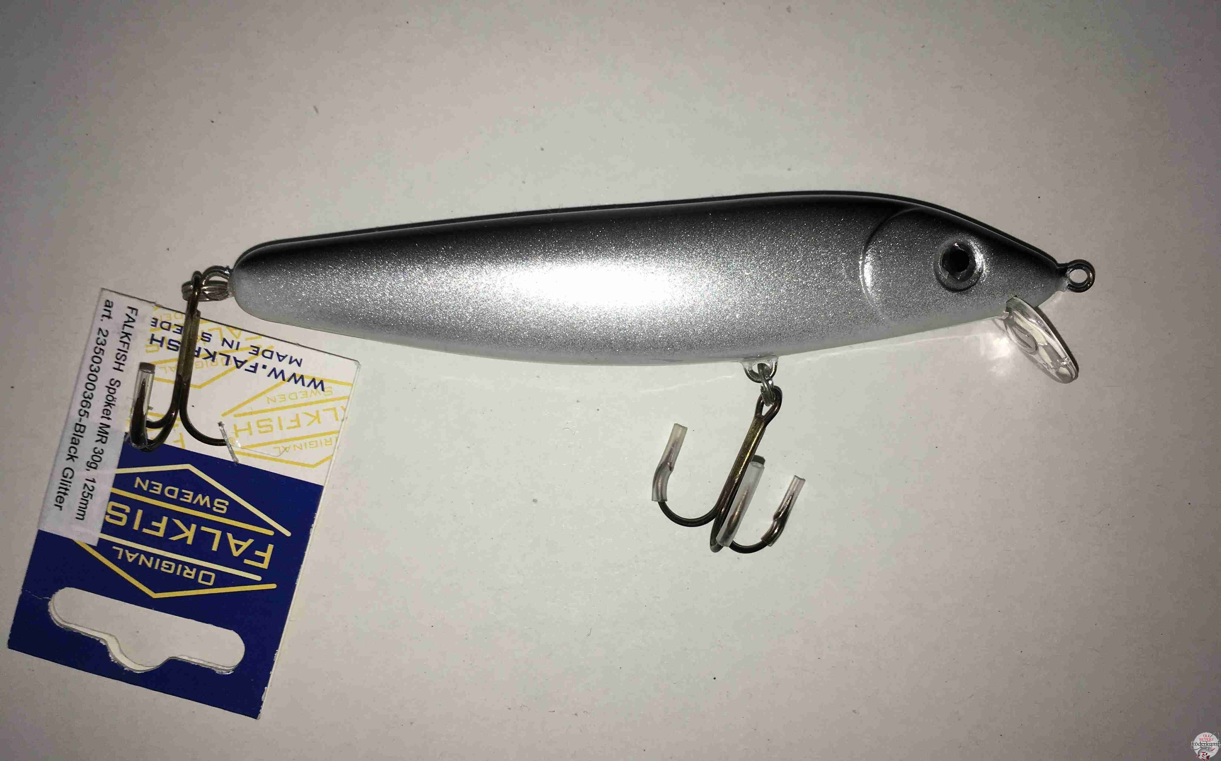 Falkfish - Spöket MR 12,5cm | 30g - Black Glitter