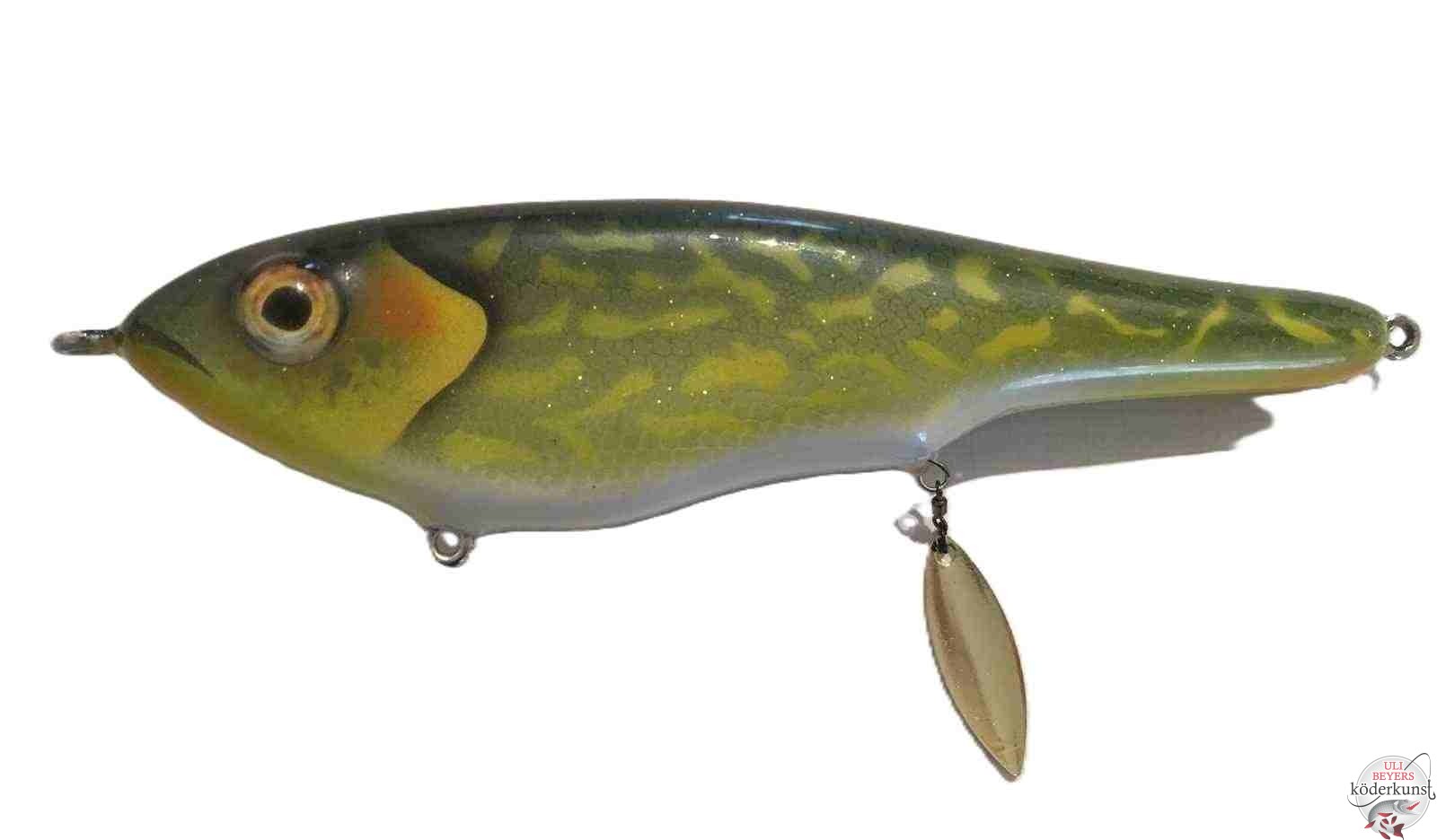 Brushed Baits -  Jerkblade - Natural Pike