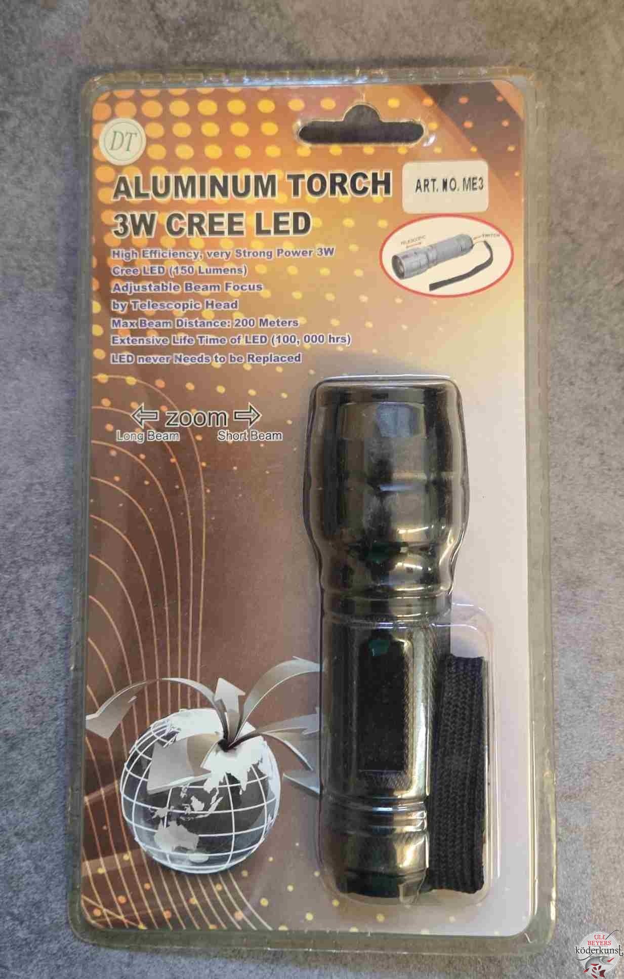 Dream Tackle - Alu Taschenlampe