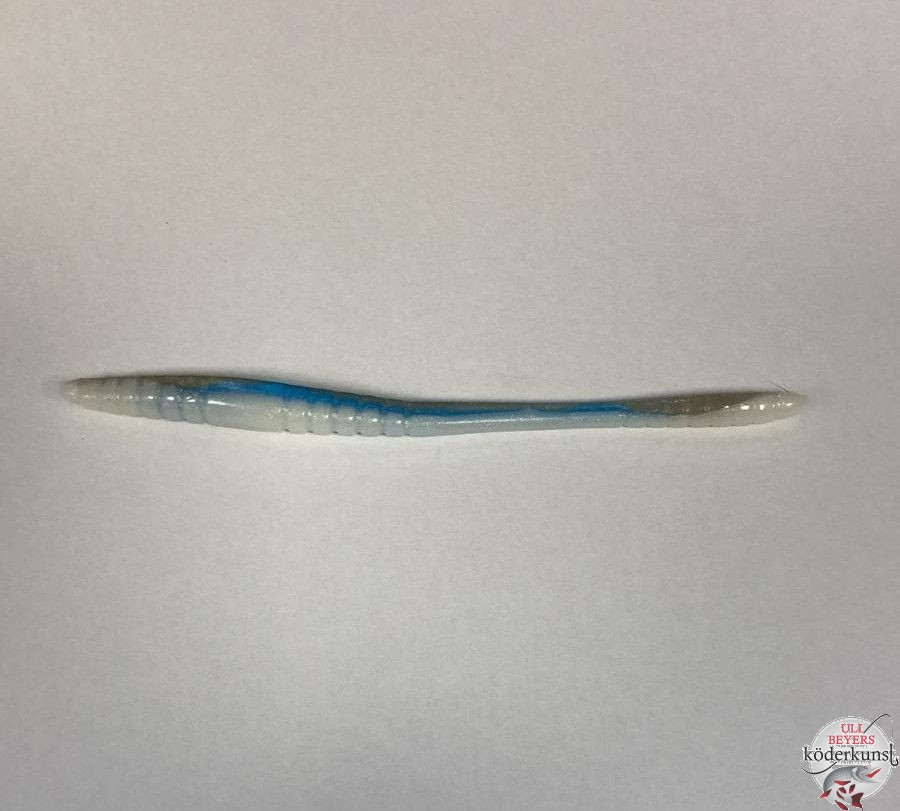 Dream Tackle - Dropshot Winkworm 10cm - Blau-Weiss