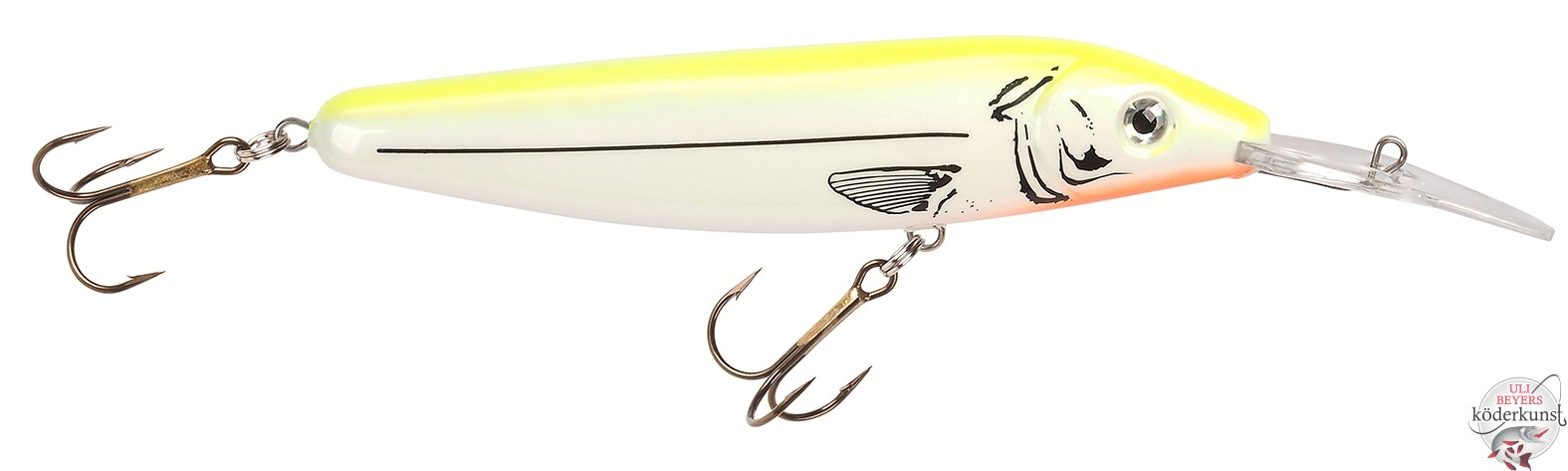 Falkfish - Spöket DD 12,5cm | 30g - Chartreuse Pearl