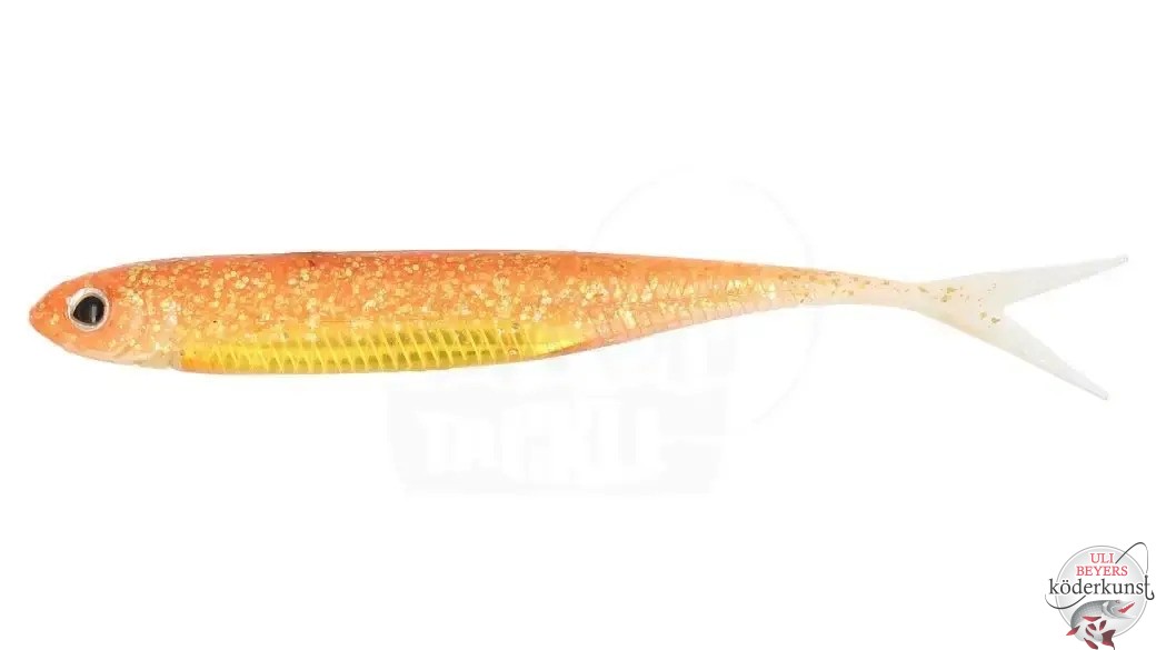 Fish Arrow - Flash J Split 7" - Glow Orange Silver