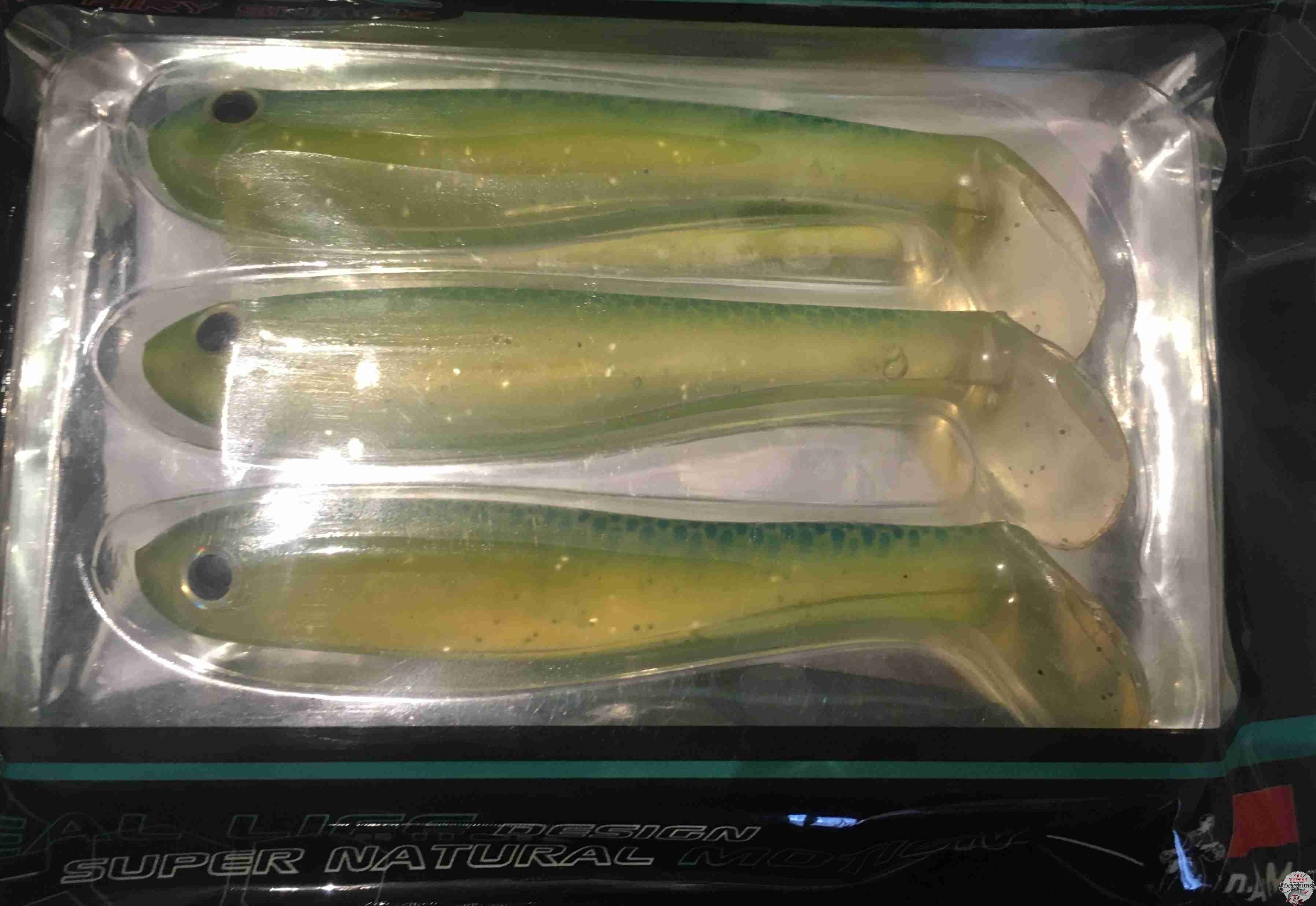 DAM - Effzett Magic Flex Shad - Green Yellow Glitter