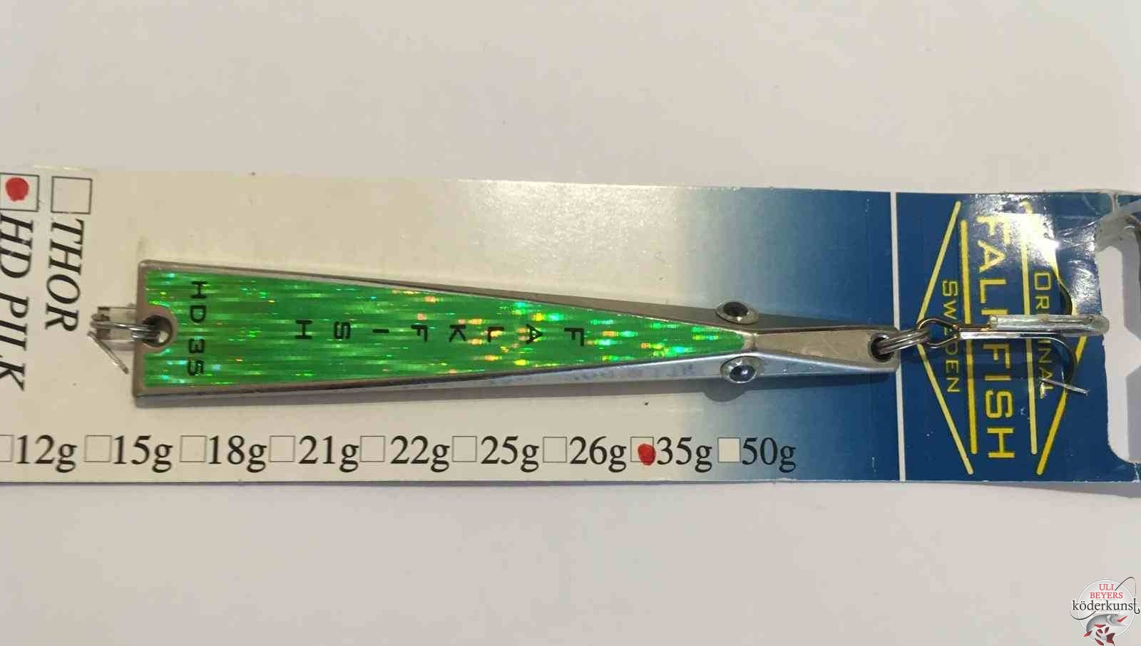 Falkfish - HD Pilker - 77 Light Green Prism 