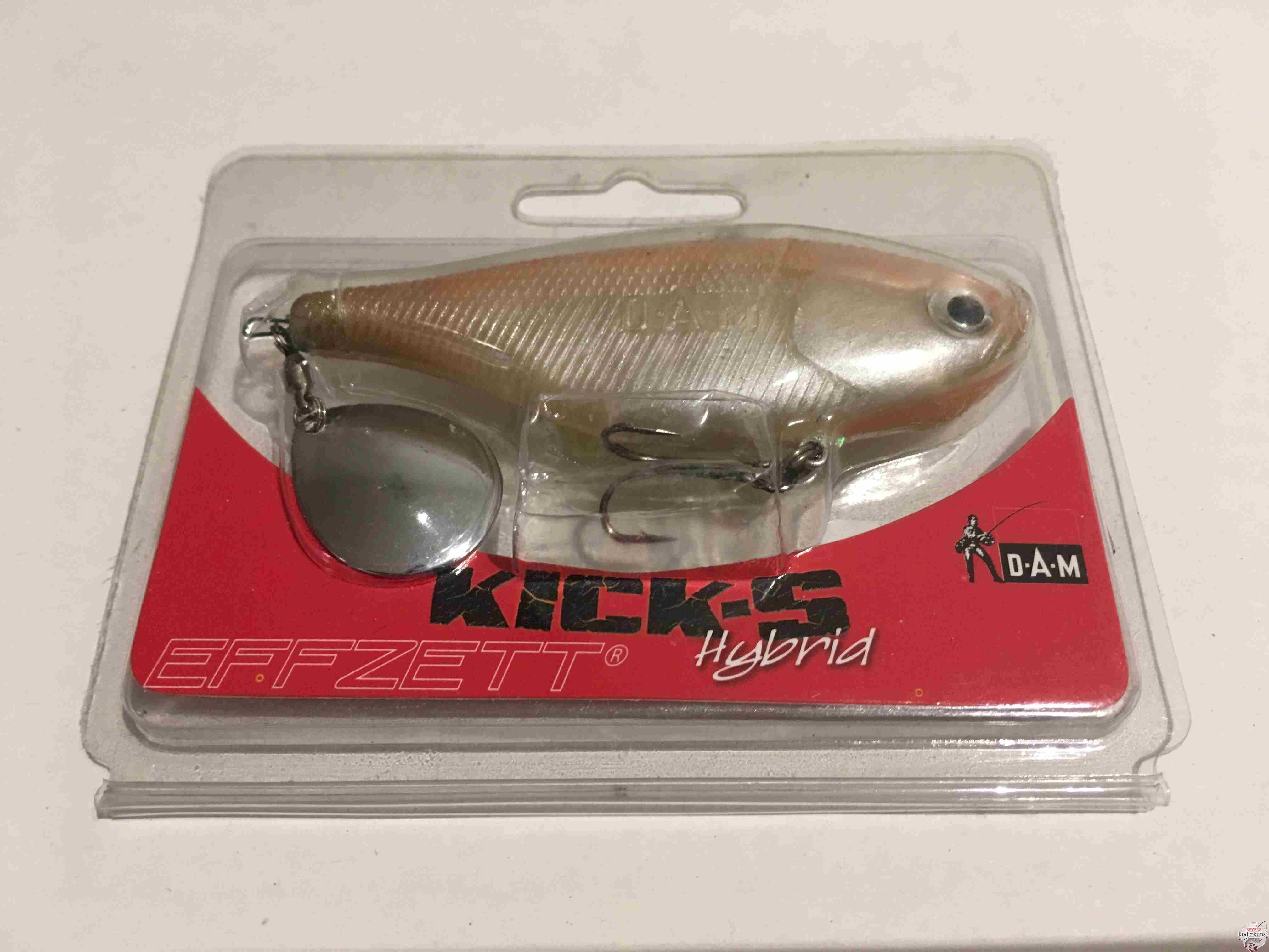 DAM - Effzett Kick-S Hybrid 9cm/40g - Red Head