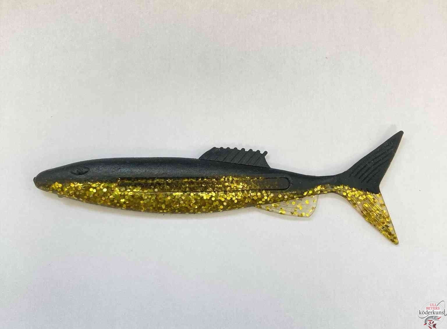 Action Plastic - Jumping Jack - Schwarz Gold Glitter 