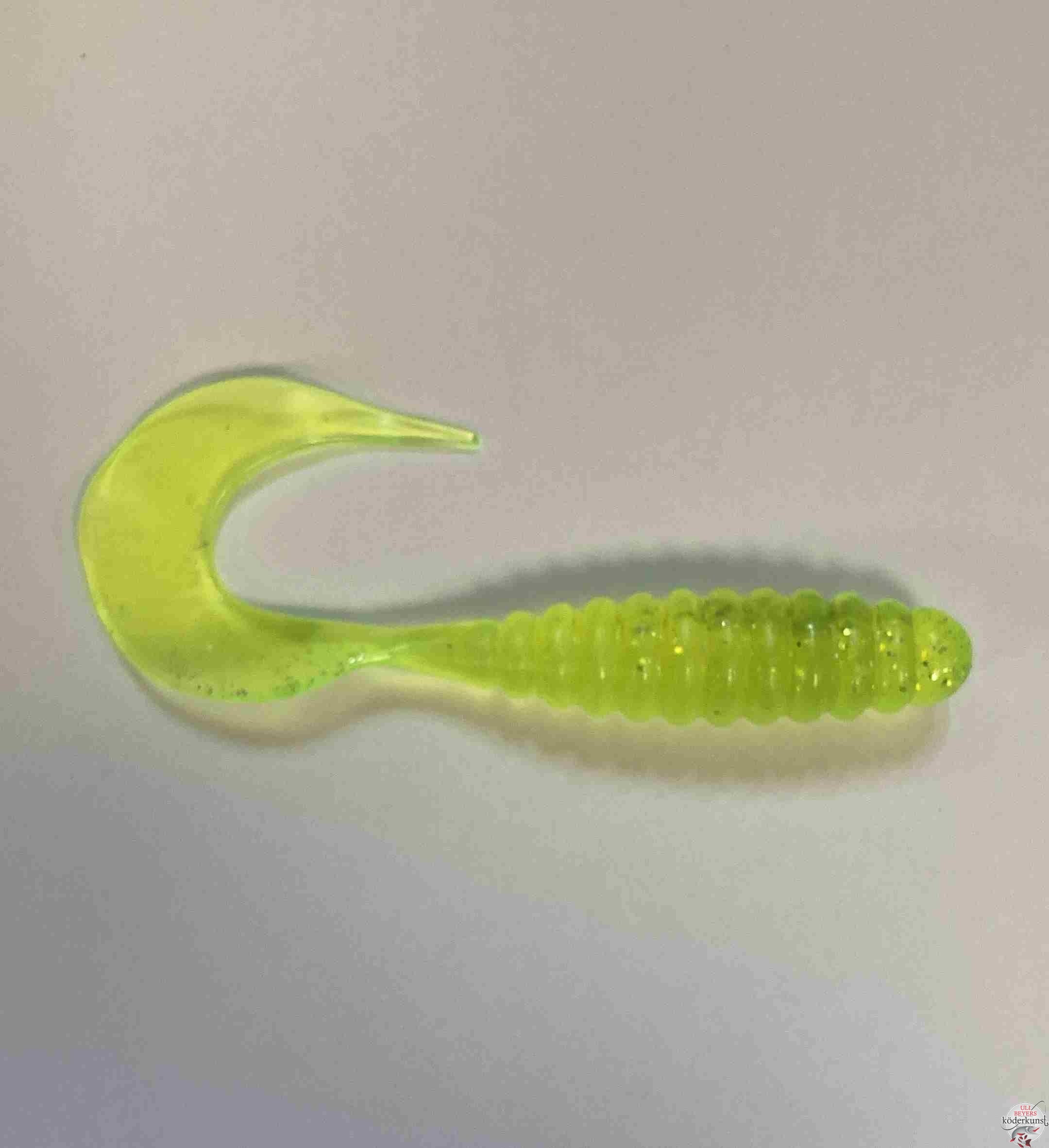 Mann's - Twister - Chartreuse Glitter 10cm 