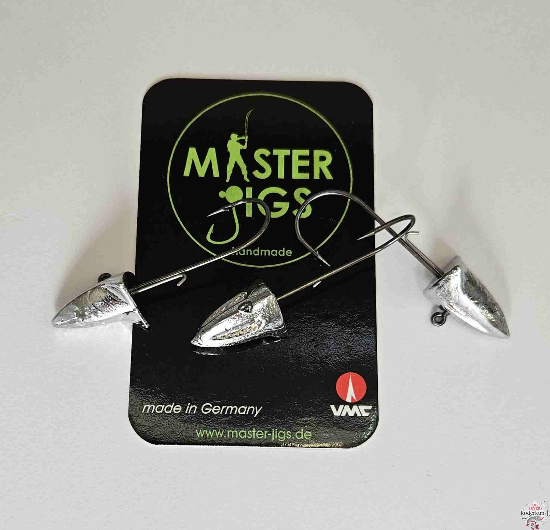 Master Jigs - Dart-Jig VMC mit Baitholder 3/0 - Natur  