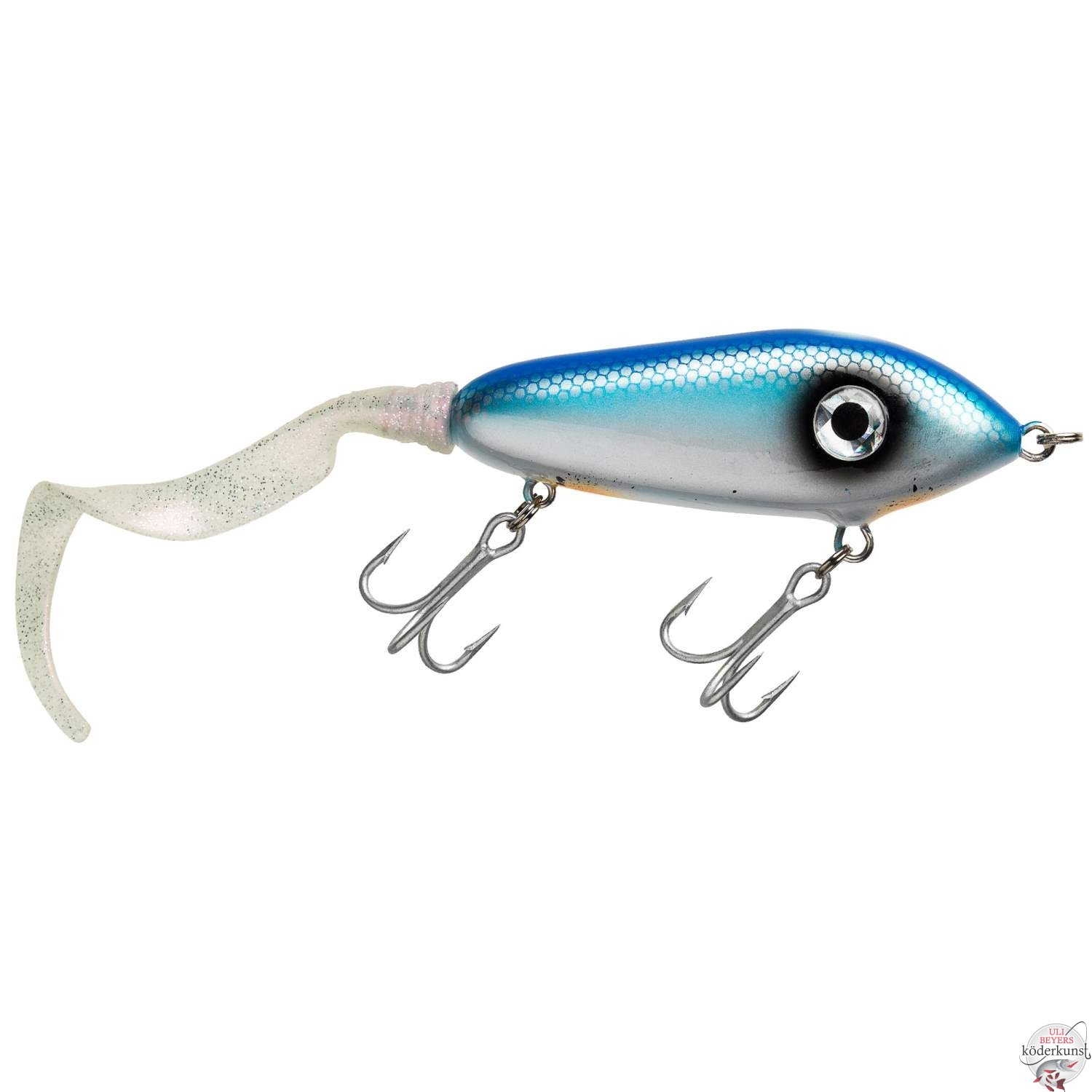 Abu - Svartzonker McMy Slow Sink - Blue Silver