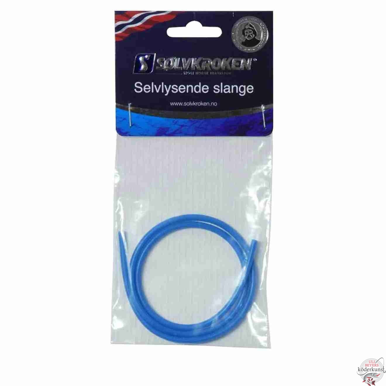 Solvkroken - Selbstleuchtender Schlauch 3,0mm | 0,50m - blau