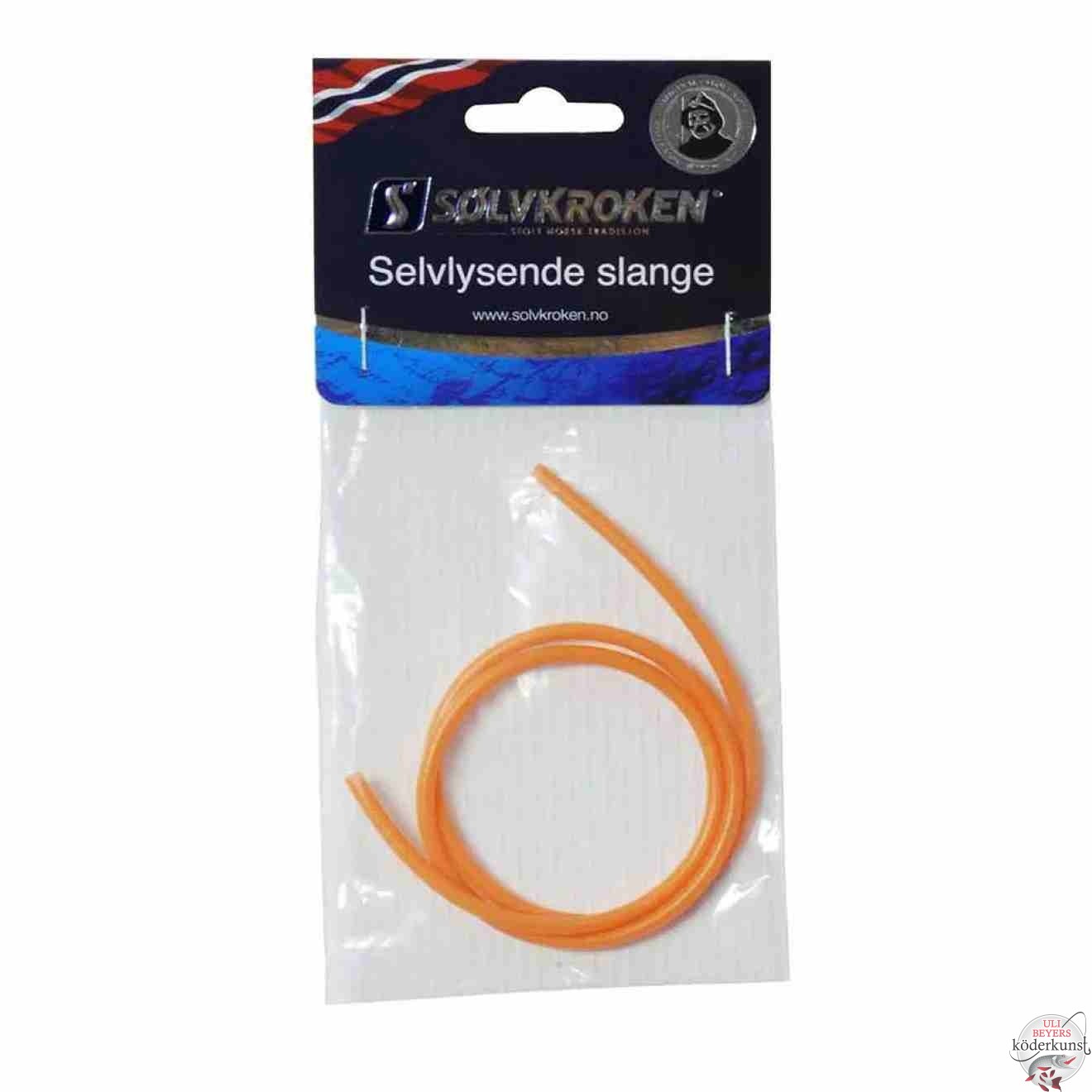 Solvkroken - Selbstleuchtender Schlauch 3,0mm | 0,50m - orange