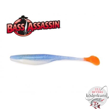 Bass Assassin - 5" Sea Shad - Blue Herring/ OrangeTail - SALE!!!