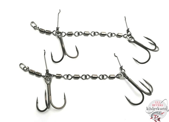 Pikecraft Fishing - The Swivel Stinger Rig L 1/0 - Ködergrößen 16-20cm