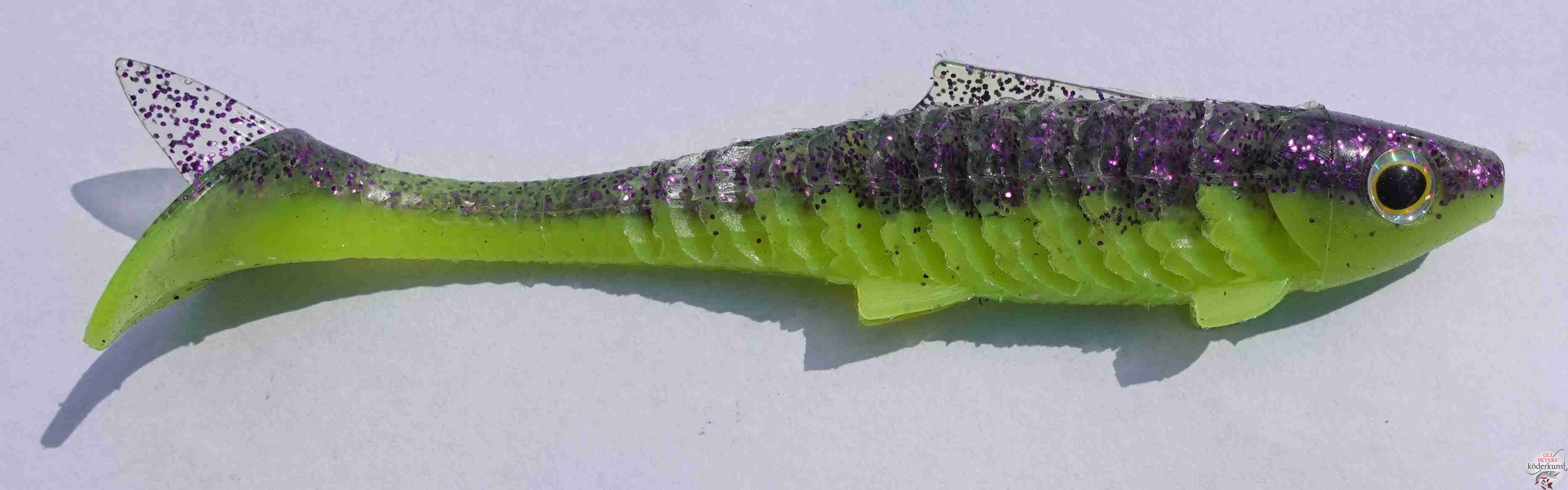 Zeck Fishing - Baby Rippler - Purple Chartreuse