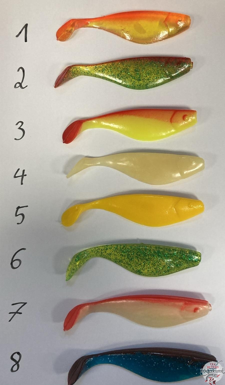 USA-Shad - 10cm - No.1 - No.8