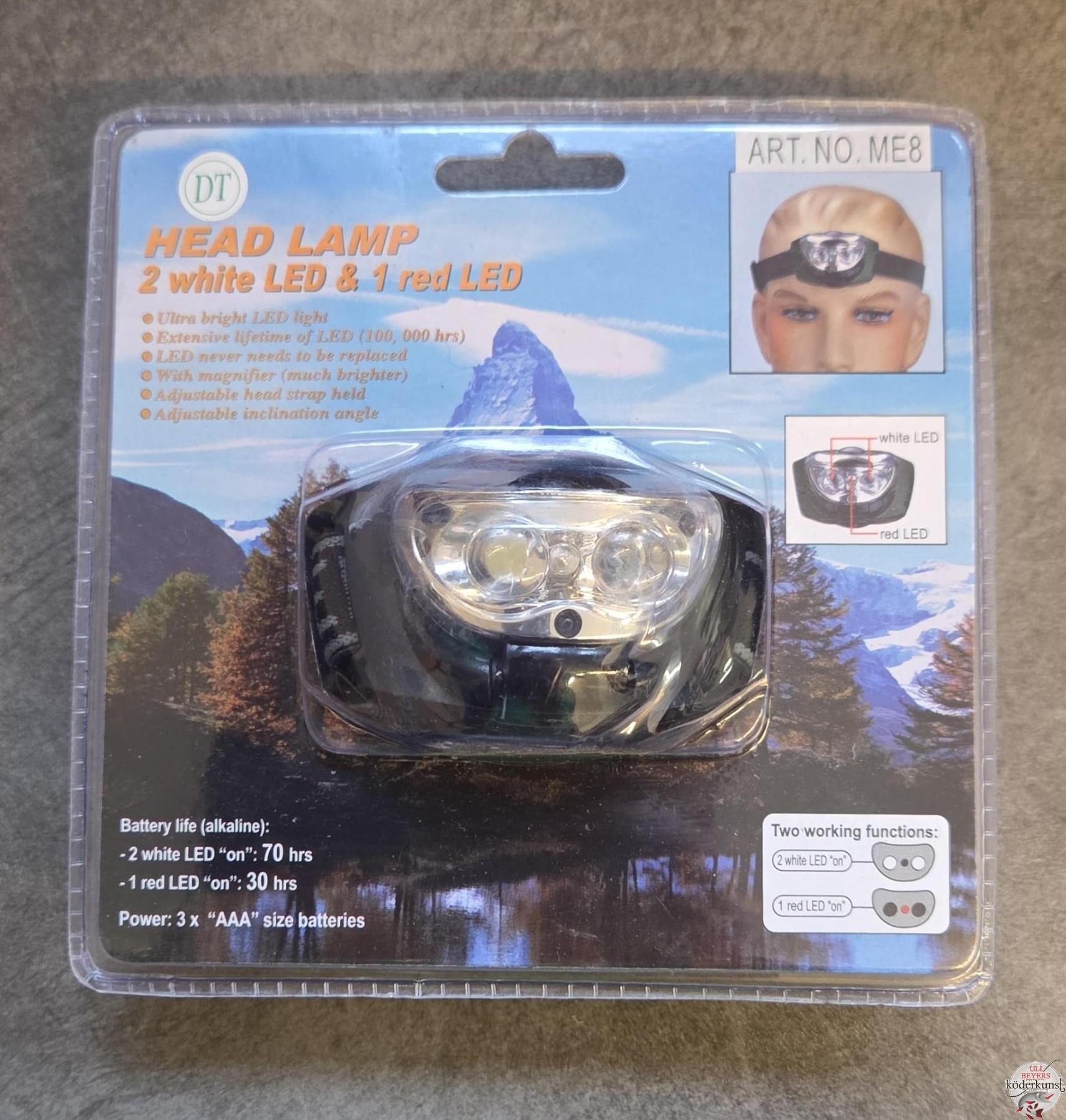 Dream Tackle - Kopflampe 