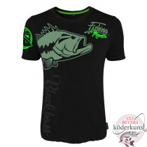 Hotspot Design - T-Shirt Fishing Mania - Black Bass