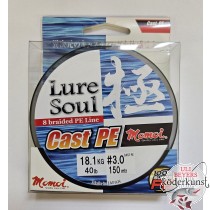 Momoi Lure Soul Cast PE - Lime Green - 300m