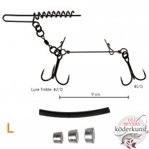 ZECK Fishing - Softbait System + Screw Set - Größe L