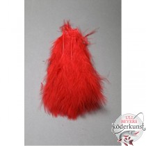 Fly Scene - Marabou 12 loose feathers - Red - SALE!!!