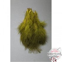 Fly Scene - Marabou 12 loose feathers - Olive - SALE!!!