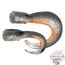Savage Gear - 3D Hard Eel Spare Tails - Dirty Silver - Auslaufware!!!