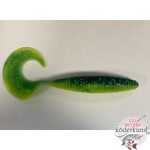 Action Plastic - Riesentwister 16,5cm - Grün Glitter Chartreuse  