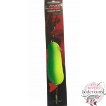 DAM - Effzett Blinker - Standard - FLUO-GRÜN/FLUO-GELB-Gold 