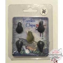 KelOFishing - Forellen Chips 2,5cm - Dark A12