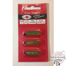 Dream Tackle - Trout Maggot - Green Black