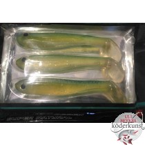 DAM - Effzett Magic Flex Shad - Green Yellow Glitter
