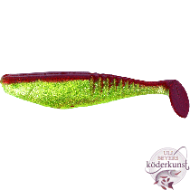 Dream Tackle - Slottershad - Chartreuse-Glitter/Red - Auslaufware!!!