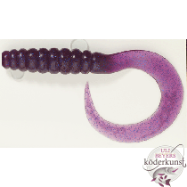 Dream Tackle - Monsterworm - Purple Glitter/Black Back - Auslaufware!!!