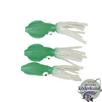 Dream Tackle - Octopus-Körper 8cm - Glow Green - Auslaufware!!!
