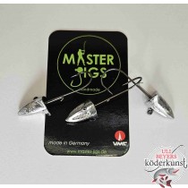 Master Jigs - Dart-Jig VMC mit Baitholder 2/0 - Natur  