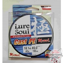 Momoi Lure Soul Cast PE - Lime Green - 6,8kg - 150m