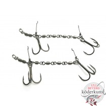 Pikecraft Fishing - The Swivel Stinger Rig L 1/0 - Ködergrößen 16-20cm
