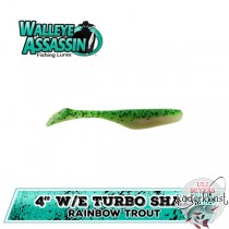 Bass Assassin - 4" Walleye Assassin - Rainbow Trout  - SALE!!!