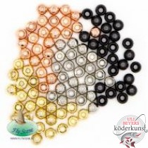 Fly Scene - Tungsten Beads Black 3,3mm - 25 Stück - SALE!!!