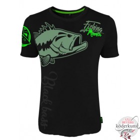 Hotspot Design - T-Shirt Fishing Mania - Black Bass