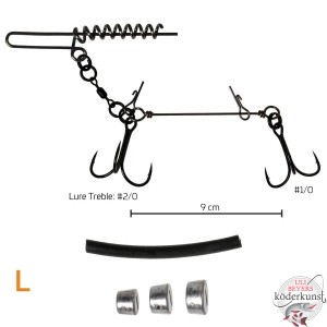 ZECK Fishing - Softbait System + Screw Set - Größe L